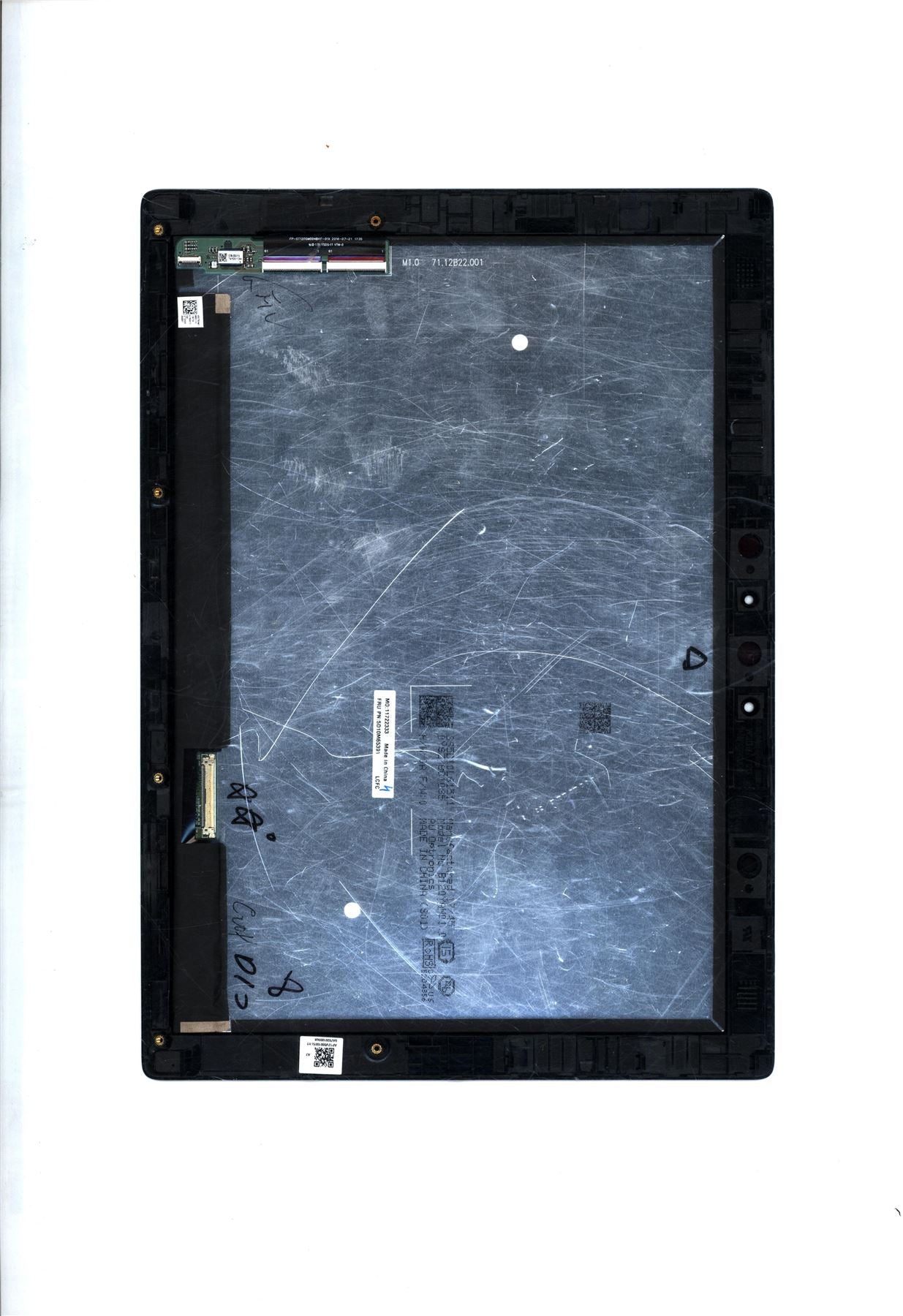 Lenovo Miix 720-12IKB Touch Touchscreen 12" QHD 5D10M65391