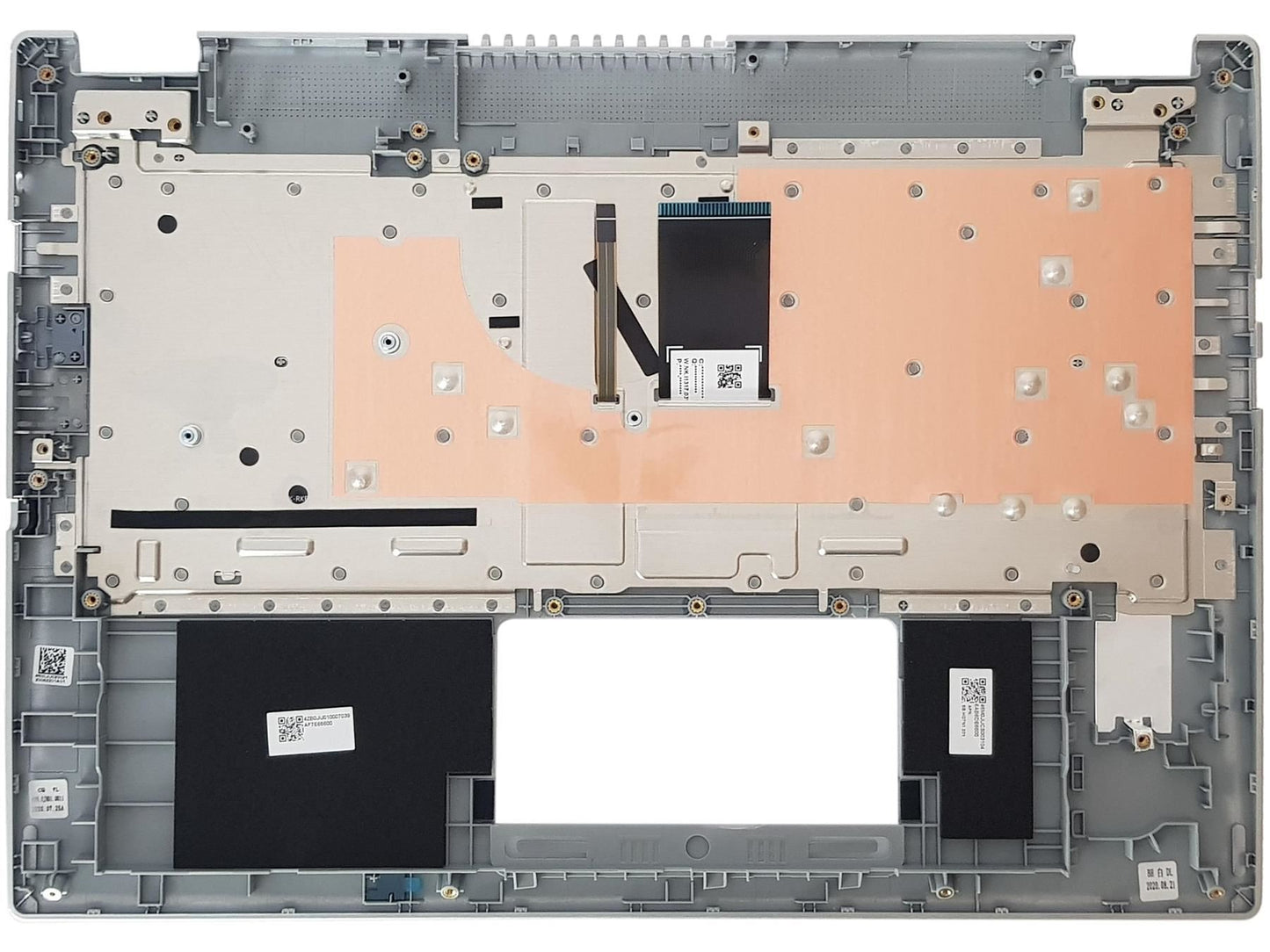 Acer Spin SP314-54N Palmrest Cover Keyboard UK Silver Backlit 6B.HQ7N1.031