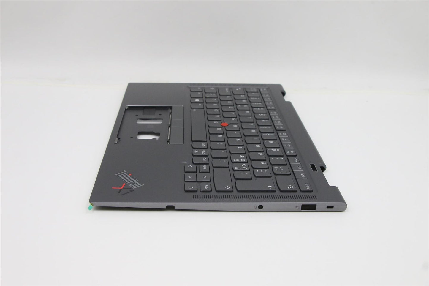 Lenovo Yoga X1 6th Gen Keyboard Palmrest Top Cover Nordic Grey 5M11C40986