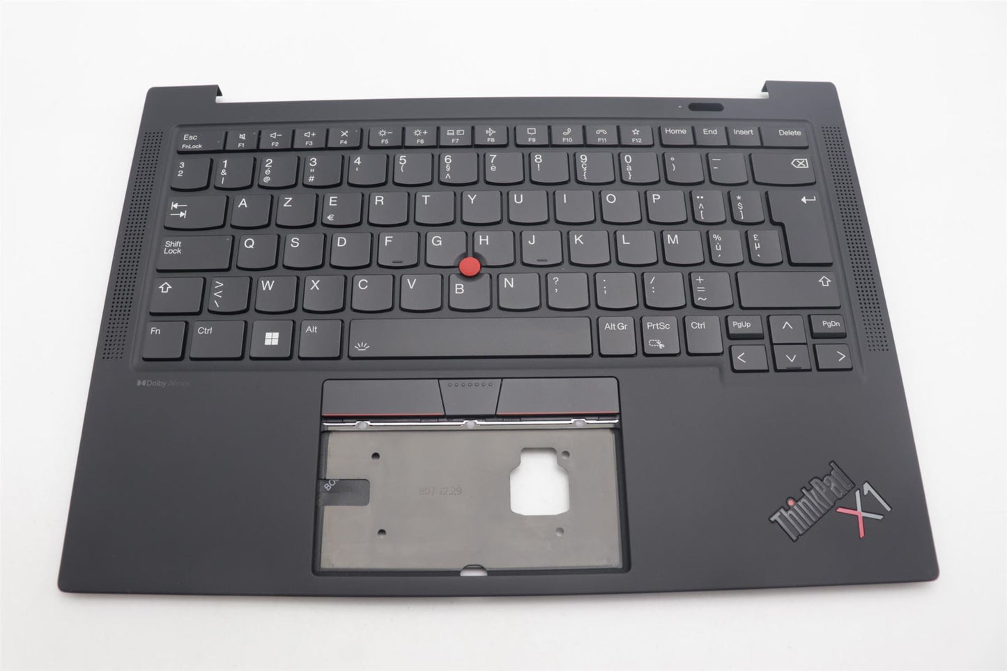 Lenovo ThinkPad X1 11th Gen Palmrest Cover Keyboard Belgian Black 5M11H62741