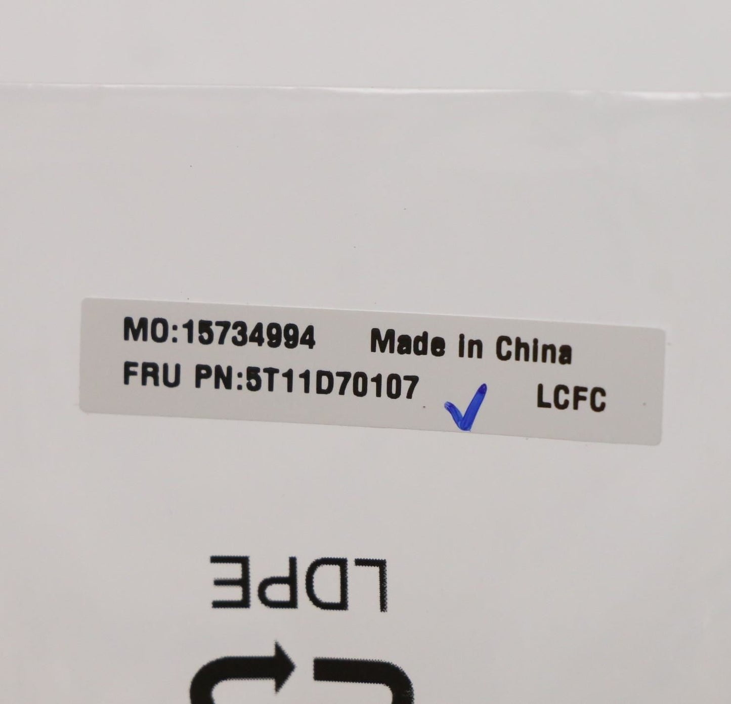 Lenovo 5T11D70107 TAPE NTS LCD ADHESIVE
