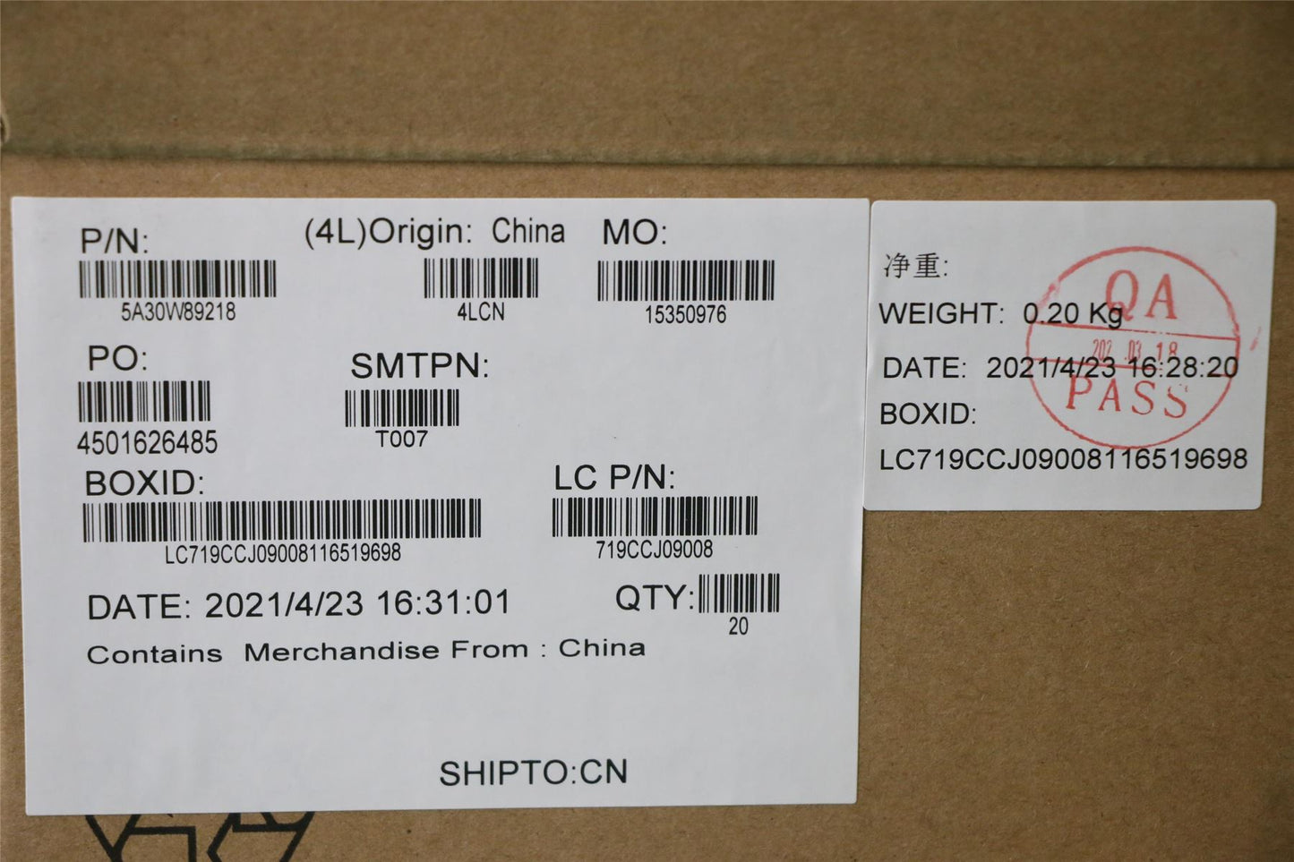 Lenovo ThinkEdge SE30 Wi-Fi Wifi Wireless Antenna 5A30W89218