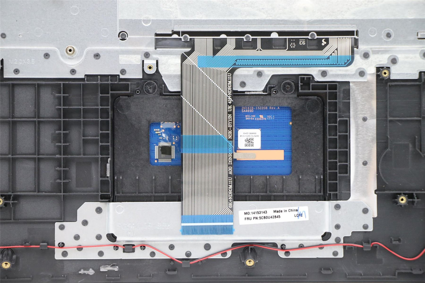 Lenovo Gaming L340-17IRH Keyboard Palmrest Top Cover German 5CB0U42845