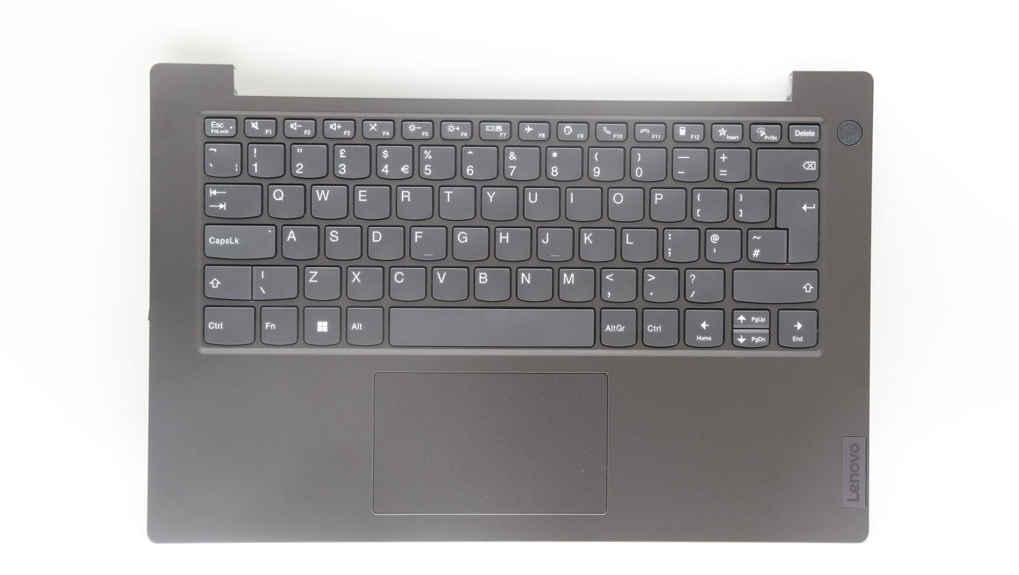 Lenovo V14 G2-ITL Palmrest Touchpad Cover Keyboard UK Europe Grey 5CB1B96435