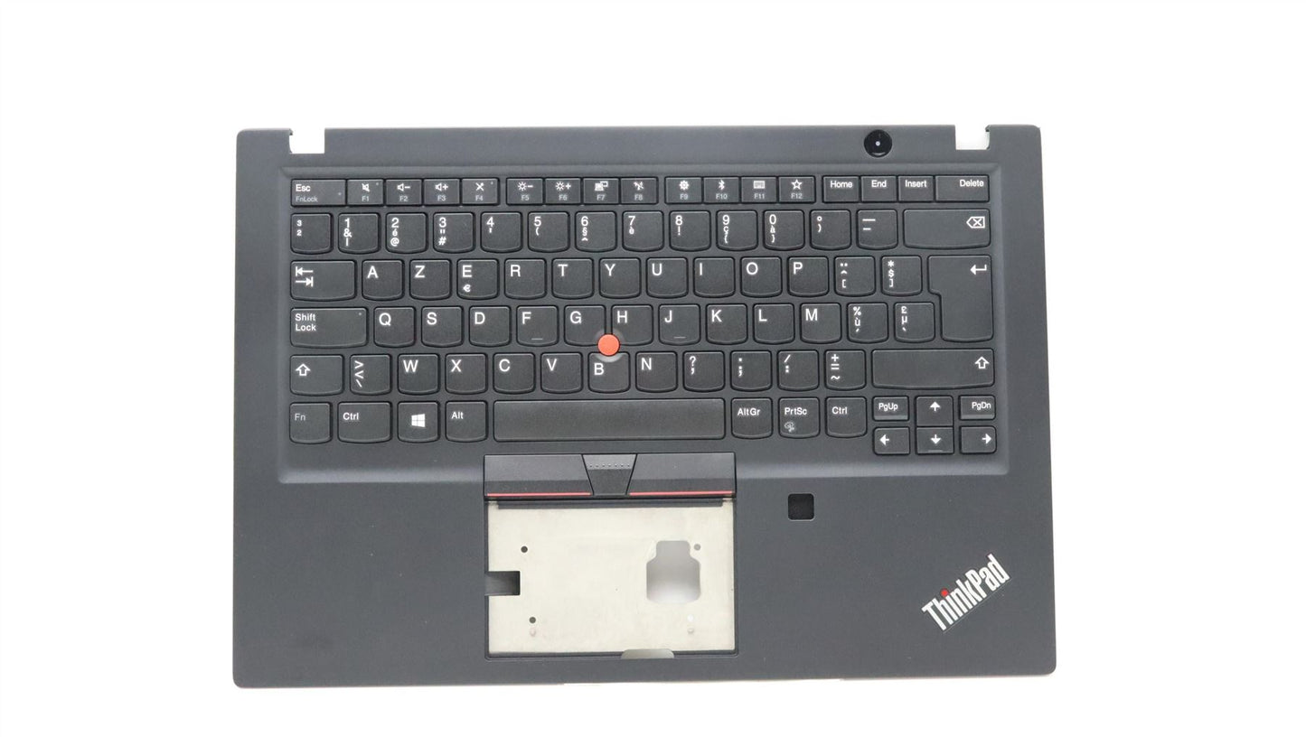 Lenovo ThinkPad T495s Keyboard Palmrest Top Cover Belgian Black 5M11A08377