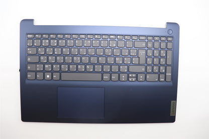 Lenovo IdeaPad 1 15IJL7 Palmrest Cover Touchpad Keyboard Abyss Blue 5CB1F27115