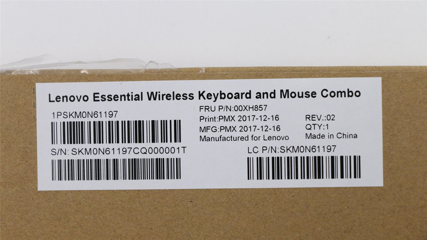 Lenovo IdeaCentre 620S-03IKL A340-24IWL Wireless Keyboard Mouse French 00XH857
