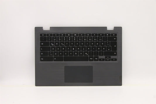 Lenovo Chromebook 14e Keyboard Palmrest Top Cover German Grey 5CB0S95239