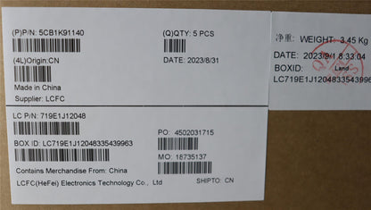 Lenovo IdeaPad 3 15IAN8 Palmrest Cover Touchpad Keyboard UK Europe 5CB1K91140