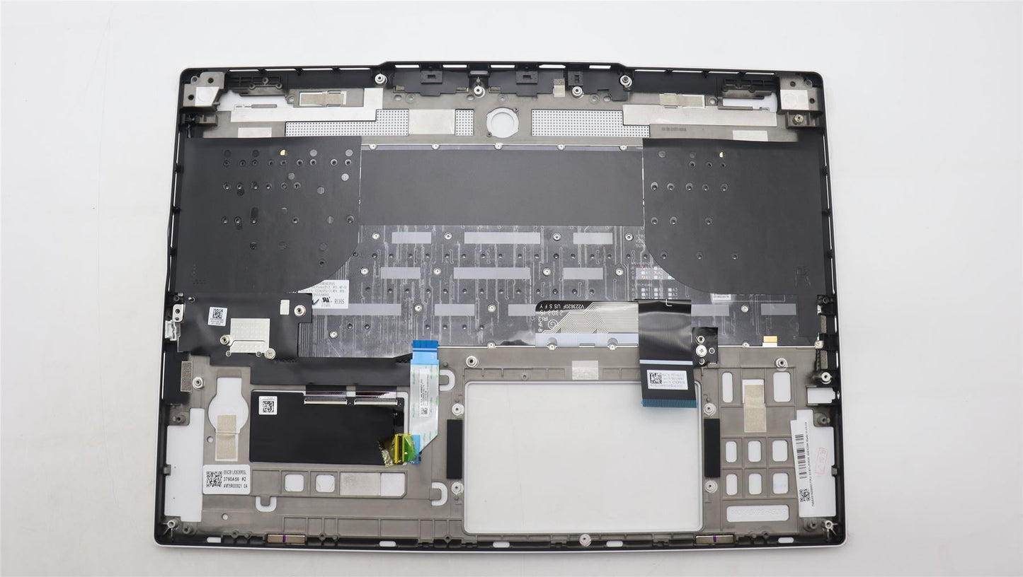 Lenovo Legion S7 16IRH8 Keyboard Palmrest Top Cover US White Backlit 5CB1L83635