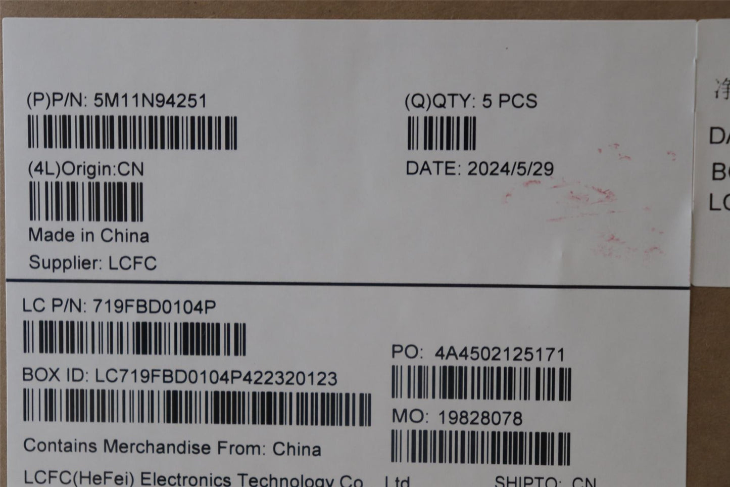 Lenovo MECH_ASM FRU KB BUL BL(TRI)UK Bk 5M11N94252