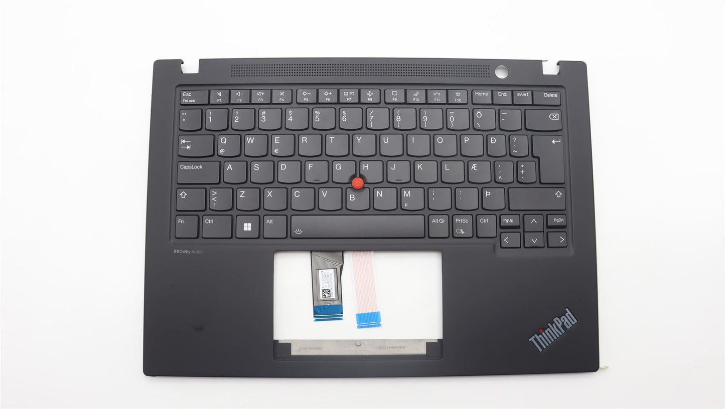 Lenovo ThinkPad T14s Gen 4 Keyboard Palmrest Top Cover Icelandic 5M11L92868