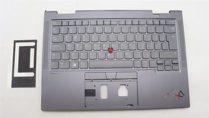 Lenovo ThinkPad X1 8th Gen Keyboard Palmrest Top Cover Switzerland 5M11H62333