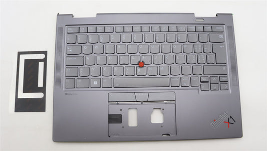 Lenovo ThinkPad X1 8th Gen Keyboard Palmrest Top Cover Switzerland 5M11H62333