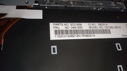 Lenovo FRU CS12 B/L KBD HGN CHY Keyboard 04X1255