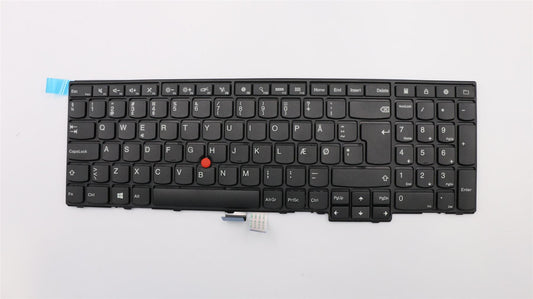 Genuine Lenovo ThinkPad L560 Keyboard Danish Black 00PA584 00PA625 SN20H57049