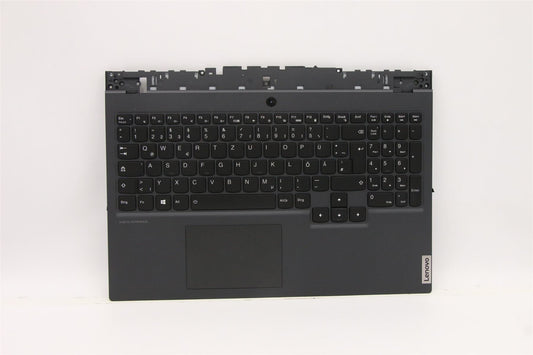 Lenovo Legion 5-15IMH05H Palmrest Cover Touchpad Keyboard German Grey 5CB0Z26897