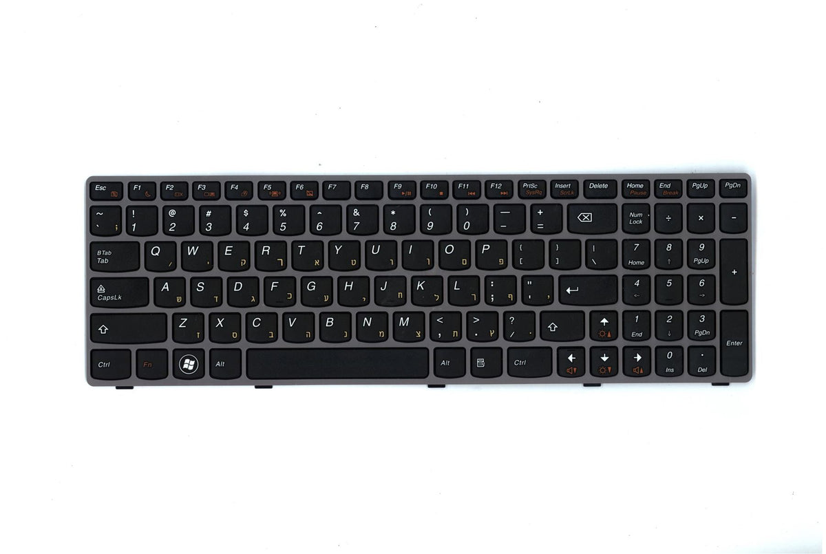 Lenovo DF T4TQ HEBREW 101KEY METALLICF KBD Keyboard 25011824