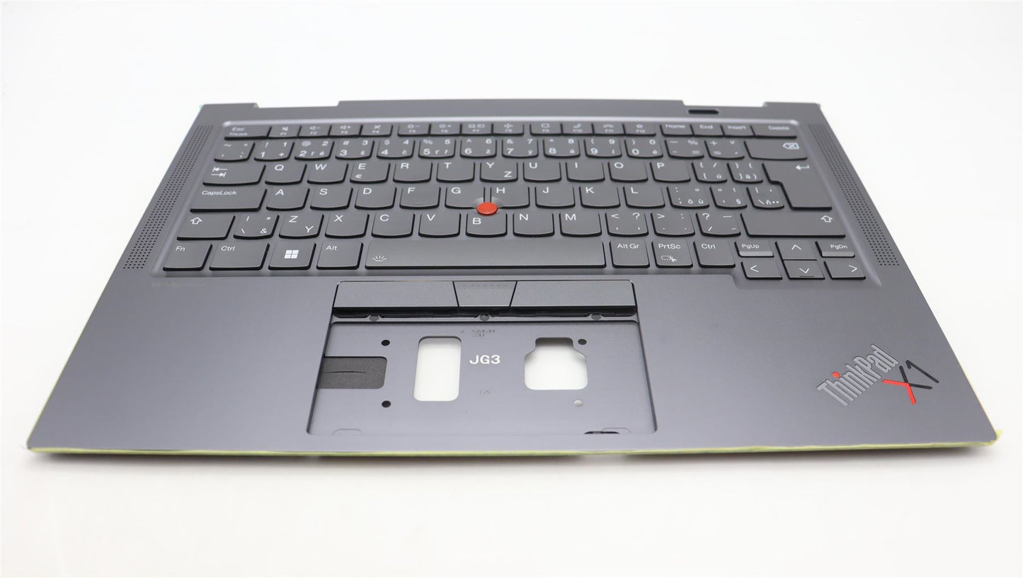 Lenovo ThinkPad X1 8th Gen Keyboard Palmrest Top Cover Grey Backlit 5M11H62233