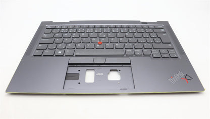 Lenovo ThinkPad X1 8th Gen Keyboard Palmrest Top Cover Grey Backlit 5M11H62233