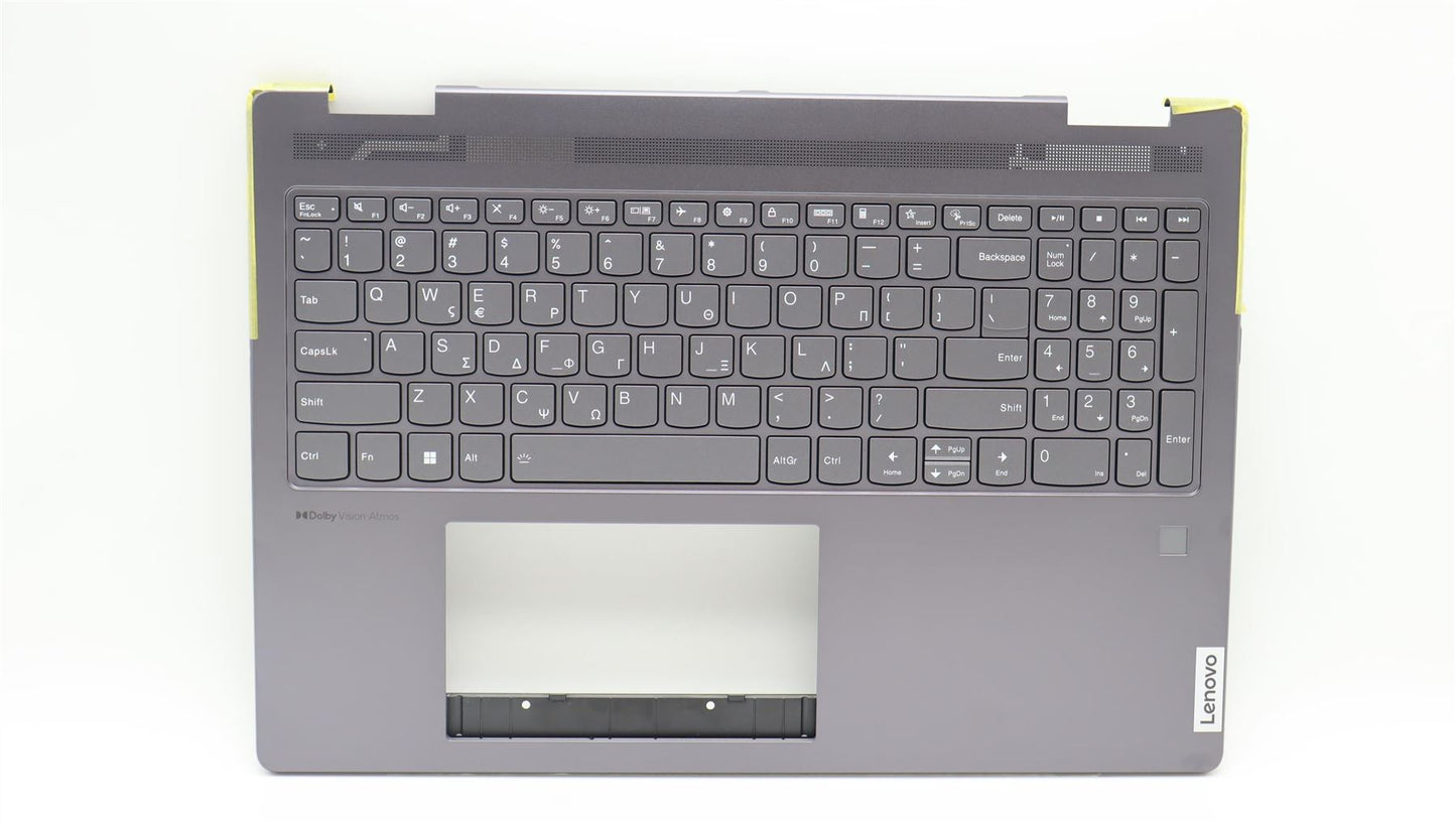 Lenovo Yoga 7 16IRL8 Keyboard Palmrest Top Cover Greek Storm Grey 5CB1L31844
