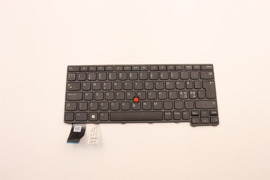 Lenovo ThinkPad X13 Gen 3 L13 Gen 4 Keyboard Nordic Black 5N21H76798