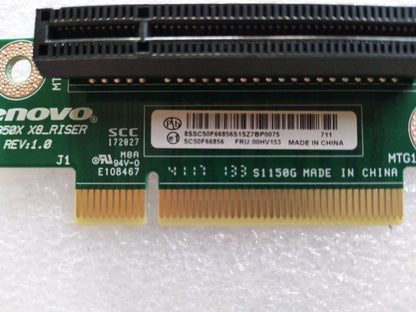 Lenovo x 8 card rear Riser PCIe PCI Board 00HV153