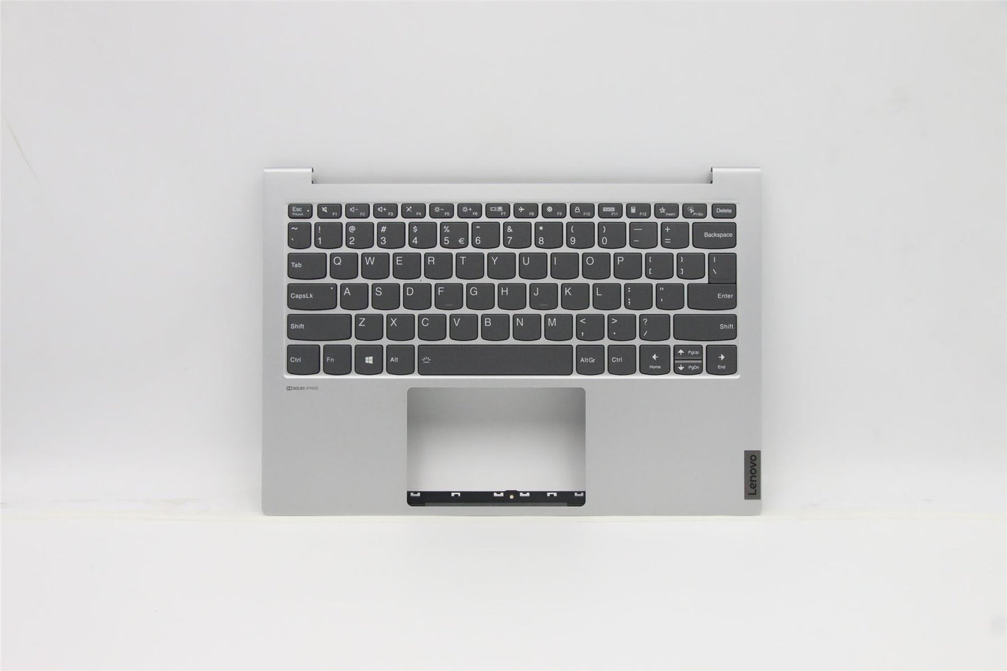 Lenovo IdeaPad 7 13ACN05 Keyboard Palmrest Top Cover US Europe Silver 5CB1C14984