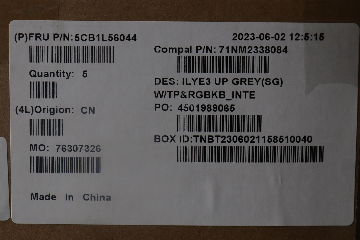 Lenovo Slim 5 16IRH8 5 16APH8 Palmrest Cover Touchpad Keyboard 5CB1L56044