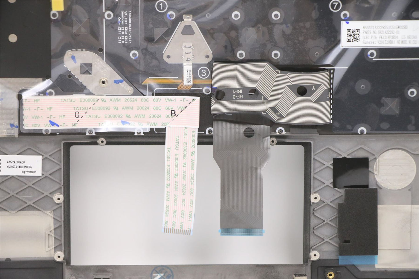 Lenovo MECH_ASM KBD W/C NOR BKLT(CHY) UKWWBK 5M11C85469