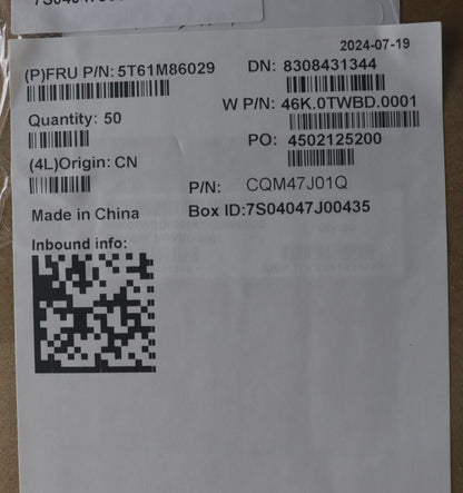 Lenovo FRU CS24 P1_FP,SENSEL,JYT Touchpad Board 5T61M86029