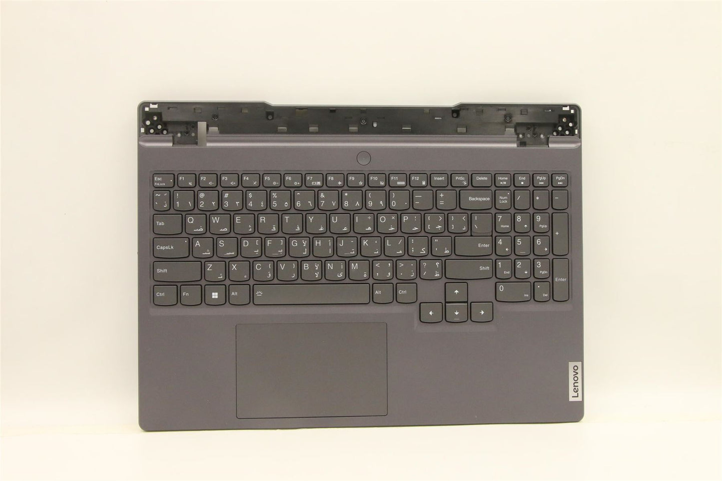 Lenovo 5 15IAH7 Palmrest Cover Touchpad Keyboard Arabic Storm Grey 5CB1H23667