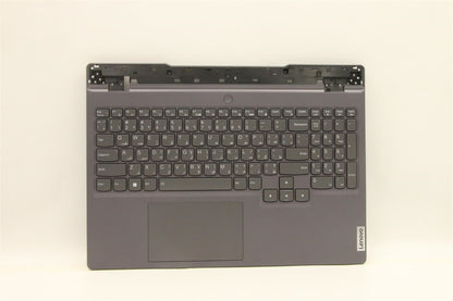 Lenovo 5 15IAH7 Palmrest Cover Touchpad Keyboard Arabic Storm Grey 5CB1H23667