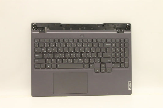 Lenovo 5 15IAH7 Palmrest Cover Touchpad Keyboard Arabic Storm Grey 5CB1H23667