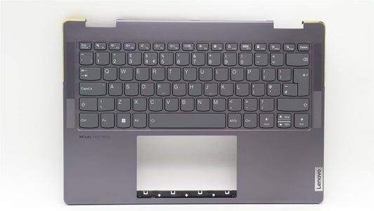 Lenovo Yoga 7 14ARP8 Keyboard Palmrest Top Cover UK Storm Grey 5CB1L48268