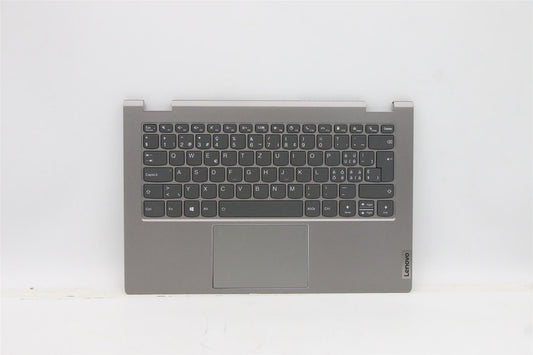 Lenovo ThinkBook 14s ITL Palmrest Cover Touchpad Keyboard Swiss Grey 5CB1C92776