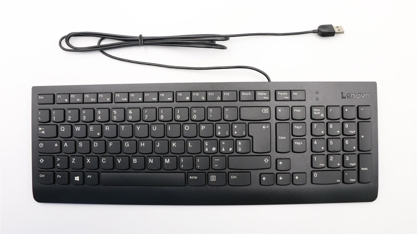 Lenovo Legion T730-28ICO T530-28ICB C530-19ICB USB Wired Keyboard Black 00XH607