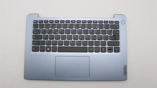 Lenovo IdeaPad 3 14ABA7 Palmrest Touchpad Cover Keyboard French Blue 5CB1H77789