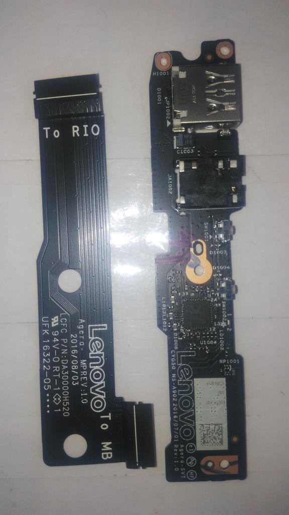 Lenovo USB&AUD&Power Board L80VFW/CableGD 5C50M35083