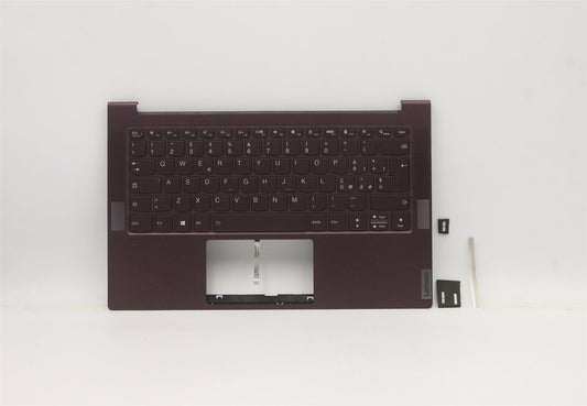 Lenovo IdeaPad 7 14IIL05 Keyboard Palmrest Top Cover Italian Orchid 5CB0X55909