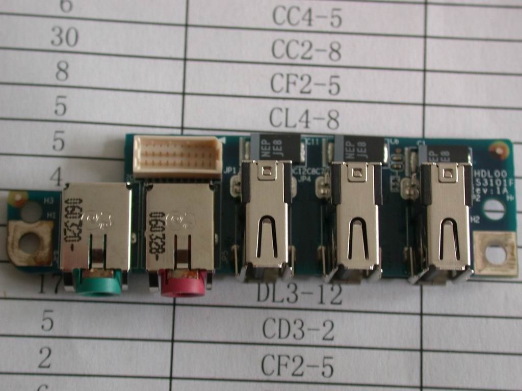 Lenovo HDL00 USB/AUDIO 71B61539001 (876163) Audio USB Board 11008164