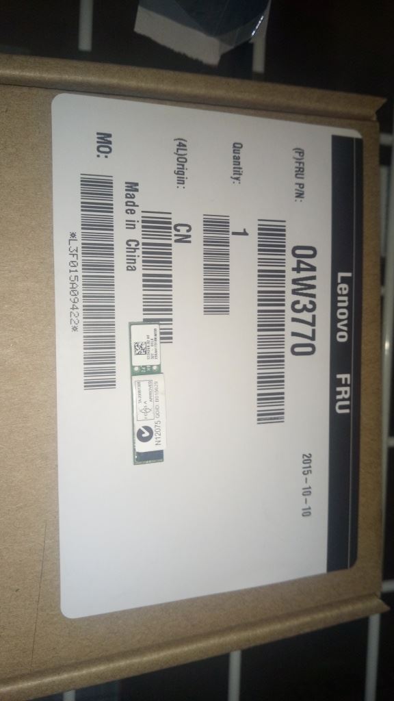 Lenovo Wireless,BT,CBT,20702 BT4.0 GU 04W3770