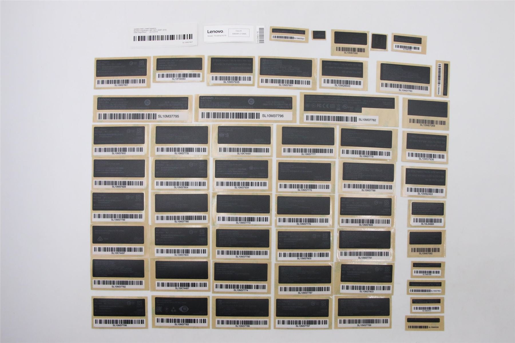 Fru Label Lenovo 01HY575 LABEL FRU label kits – Genius Parts