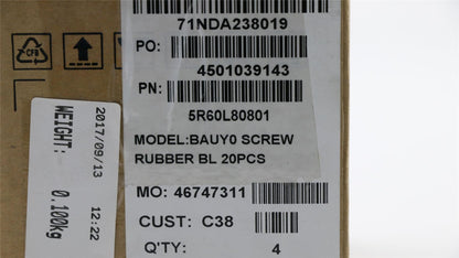 Lenovo 5R60L80801 Screw Rubber C 80S9 Black 20PCS