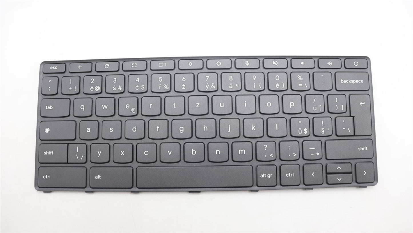 Lenovo 100e Gen4 Keyboard Czech Grey Backlit 5N21L43959