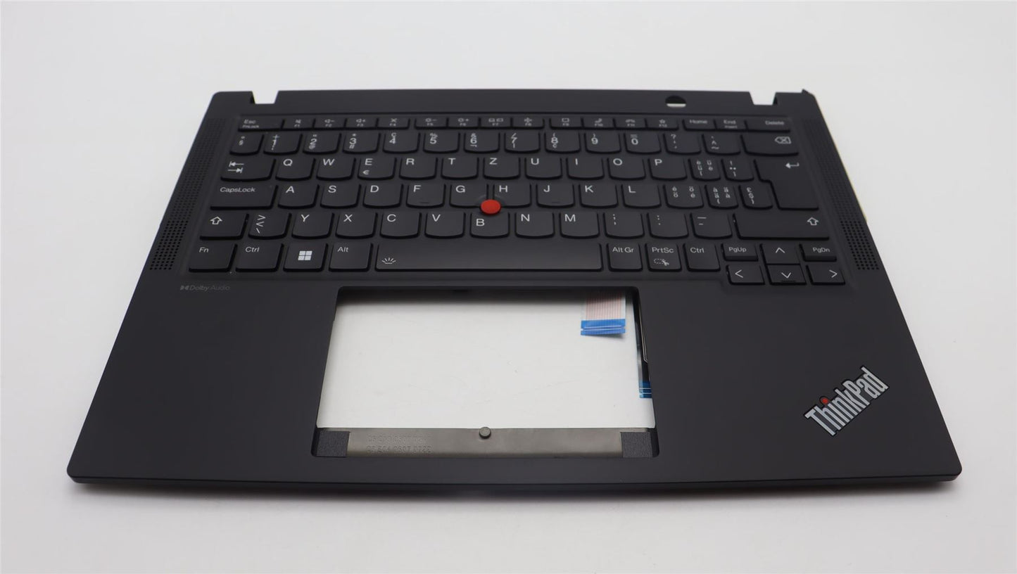 Lenovo ThinkPad X13 Gen 4 Keyboard Palmrest Top Cover Switzerland 5M11L86046