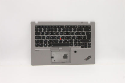 Lenovo ThinkPad T14s Keyboard Palmrest Top Cover Bulgairian Silver 5M10Z41565