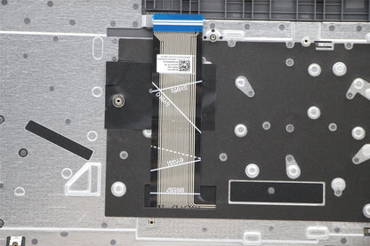 Lenovo IdeaPad 3-17ITL6 Palmrest Cover Touchpad Keyboard Swiss Grey 5CB1B97477