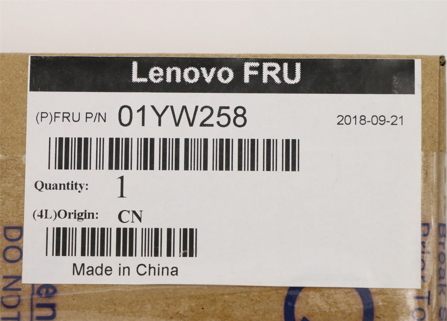 Lenovo MECH_ASM FIO BKT Assy,332BTA 01YW258