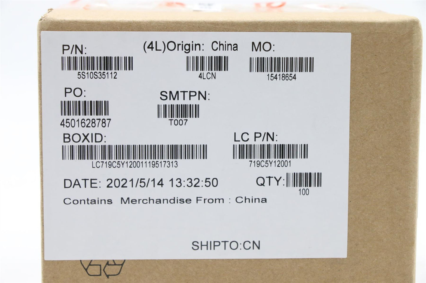 Lenovo SCREW Screw M 2.0*2.3 L 81Q4 5S10S35112